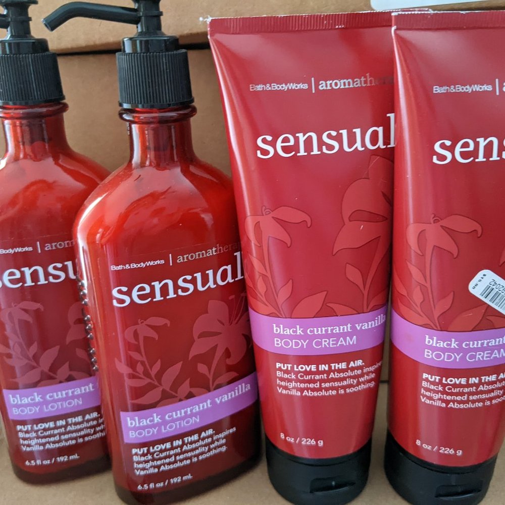 LOT OF 4 Bath and Body Works Aromatherapy DISCONTINUED RARE HTF Sexual
